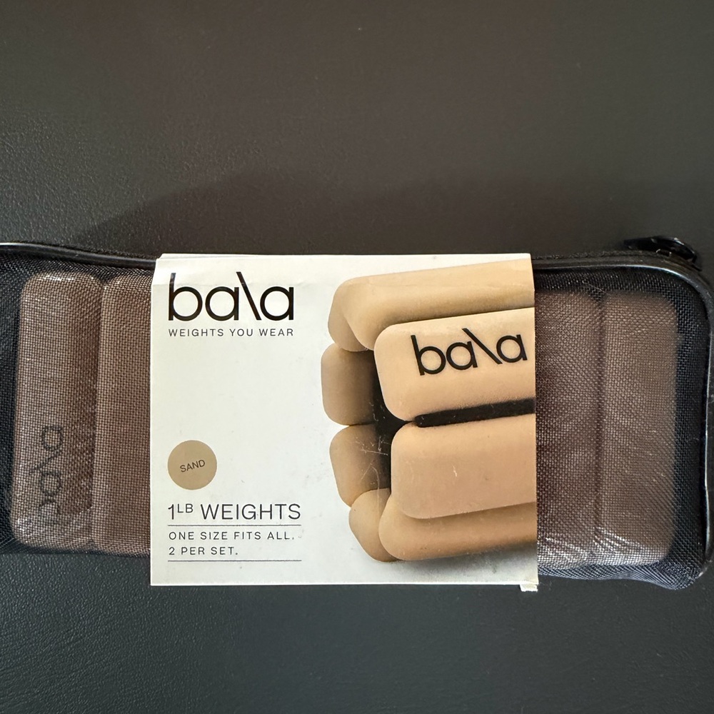 Brand new sealed Bala Light Cream 1lb Weights